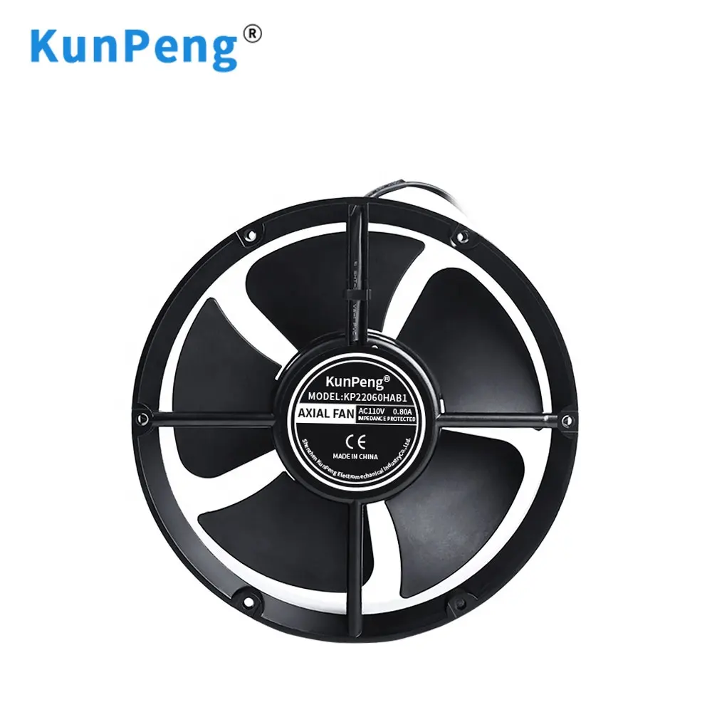 Quạt Hút Nhà Bếp 22060 & Làm Mát 220X220X60Mm OEM,ODM 120V 350CFM 1540G Quạt Làm Mát Trục Xoay Chiều