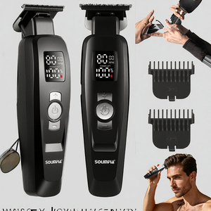 Cortadora de Pelo Profesional Portátil de Acero Inoxidable de Alta Calidad para Salón, con Pantalla LCD, Eléctrica, para Recortar Barba, Uso Doméstico - Product Image 3