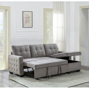 Canapé-lit Frank Furniture pour salon, le plus populaire, confortable, avec rangement, en forme de L, sectionnel d'angle - Product Image 5