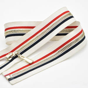 Haute qualité 5 # dentelle Y dents fermeture à glissière vers le bas veste haut accessoires fermeture à glissière à extrémité ouverte fermeture à glissière en métal autobloquante - Product Image 5