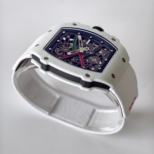 Reloj Mecánico Impermeable de Super Calidad de Umi Maker, 39 mm, Movimiento CRMA7, RM67-01, Esqueleto de Carbono NTPT Blanco, Reloj RM - Product Image 3