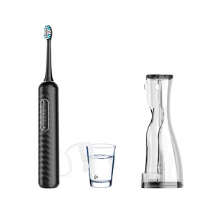 Dispositif de soins dentaires innovant 2 en 1: hydropulseur et brosse à <span class=keywords><strong>dents</strong></span> électrique pour un nettoyage complet <span class=keywords><strong>des</strong></span> <span class=keywords><strong>dents</strong></span> - Product Image 4