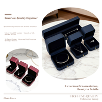 Fandiji Custom ized Logo PU Leder material Quadratischer Schmuck Verpackungs set Boxen Großhandel OEM & ODM Direkt verkauf Produkte für Ring