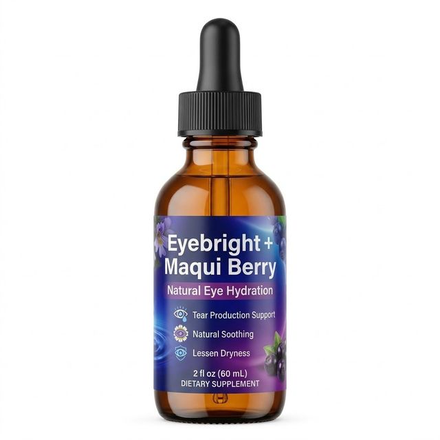 Bespoke Formula Eyebright Maqui Berry Liquid Drops Natural Eye Hydration Low MOQ Professional Producer