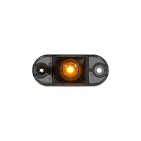 Feu de position et de dégagement LED simple de 2,6 po x 1,1 po, feu de gabarit latéral pour camion et remorque, conforme aux normes SAE/DOT/FMVSS108