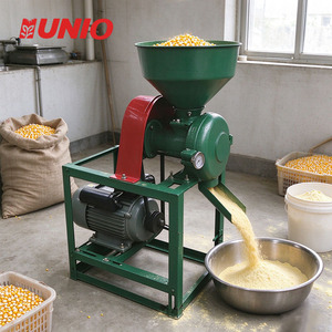 Macchina per Macinazione di Cereali Umidi e Secchi ad Alta Capacità e Funzionamento Stabile per Piccoli Mulini Rurali - Product Image 1