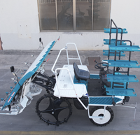 Transplanteuse de riz à 8 roues Jeegee 2ZG0-8DJ à haute vitesse et facile d'utilisation pour la plantation du riz avec une productivité élevée