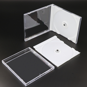 Yuzmei nhựa 10.4mm đôi PS CD Jewel trường hợp 5.2mm mỏng duy nhất thay thế Jewel trường hợp khay màu đen DVD CD Bluray đĩa bao bì - Product Image 2