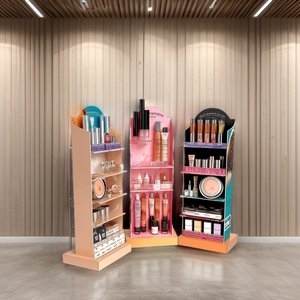 Rak Display Kardus Bergelombang Kekuatan Tinggi untuk Promosi Kertas Lantai, Pesanan Khusus Pabrik Profesional - Product Image 3