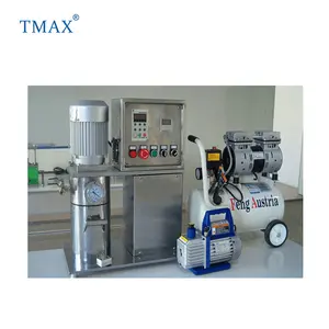 TMAX Mixer Vakum 1L, Homoizer Mixer Planet dengan Pengontrol Yang Dapat Diprogram