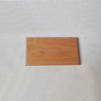 Panneaux muraux de bloc d'affichage de bois porte-signe de plaque signalétique en bois de chêne verni Plaques de signes vierges en bois de chêne pour la gravure