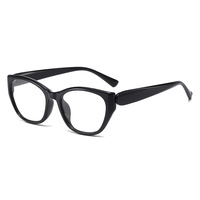 Montures de lunettes unisexes œil-de-chat pleine monture anti-lumière bleue en PC, tendance, à verres neutres, décoratives, pour e-commerce transfrontalier, à changement de couleur