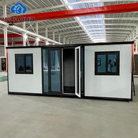 Anti-Sismique 20Ft 40Ft Mobile Mini Maison Préfabriquée 2 3 4 5 Chambre à coucher Pliable Extensible Conteneur Maison Préfabriquée Villa de Luxe
