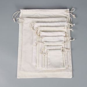 Custom logo Wholesale Eco Candle Storage Christmas Gifts Storage Mini Small Organic Linen Cotton Draw <b>String</b> <b>Bag</b> - Product Image 5