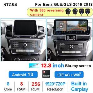 <span class=keywords><strong>Android</strong></span> 13 12.5 inch hiển thị âm thanh xe hơi Máy nghe nhạc cho Mercedes Benz <span class=keywords><strong>ml</strong></span> GL GLS GLS w166 x166 2012-2018 BT Carplay GPS navigation - Product Image 4