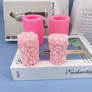Đầu Riser 3D Rose Shapecandle Silicone Khuôn Mẫu Để Làm Nến Hương Liệu Nến Handmade Sáp Xà Phòng Trang Trí Nội Thất Thủ Công - Product Image 4