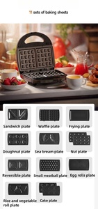 เครื่องทำแซนวิชข<span class=keywords><strong>น</strong></span>าดเล็กขนมปังปิ้งคุกกี้ขนมปังปิ้งขนมปังแบบกดร้อ<span class=keywords><strong>น</strong></span>ไข่ม้ว<span class=keywords><strong>น</strong></span>โพลียูรีเท<span class=keywords><strong>น</strong></span>จากประเทศจีน - Product Image 6