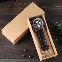Jam Tangan Pria Mewah Warna Hitam Dengan Dial Kecil Jam Tangan Quartz untuk Pria Original
