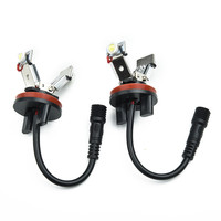 Phares LED Angel Eye en forme de V à griffes bifurquées H8, compatibles avec E70 E71 E82 E87 E90 E92 E93