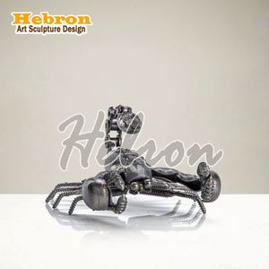 <span class=keywords><strong>Esculturas</strong></span> <span class=keywords><strong>de</strong></span> Metal Reciclado <span class=keywords><strong>de</strong></span> Estilo Moderno y Lujoso para Decoración <span class=keywords><strong>de</strong></span> Oficina y Hogar, <span class=keywords><strong>en</strong></span> Oferta - Product Image 5
