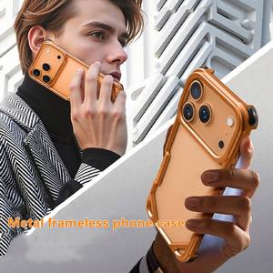 Nouvel Arrivage – Coque de Téléphone en Alliage d'Aluminium pour iPhone 17, Étui Métallique avec Véritable Airbag Antichoc pour iPhone 17 Pro Max Ultra Mince - Product Image 5