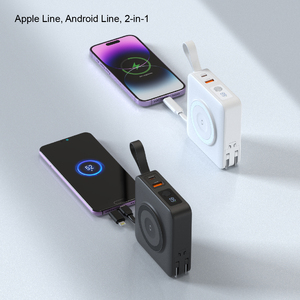 Laudtec CD004 10000mAh phổ không dây sạc ngân hàng điện cầm tay nhiều cổng sạc sạc nhanh tất cả <span class=keywords><strong>1</strong></span> sạc du lịch - Product Image 5