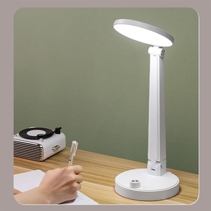 Nhà máy giải phóng mặt bằng bán trên LED trong nhà nghiên cứu và đọc đèn bàn. Mới bền, có thể sạc lại, có thể gập lại bảo vệ mắt đèn bàn. - Product Image 4