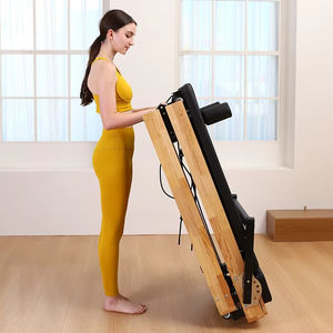Máquina de Pilates Reformer Plegable de Madera, Cama Reformer para Pilates, para Uso en Casa y Entrenamiento en Gimnasio - Product Image 4