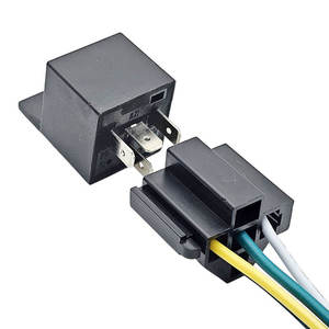 Waterproof Car Relay <b>12V</b> 30A 5Pin DC Relay Practical Auto <b>Socket</b> with Starter Black Relay - Product Image 5