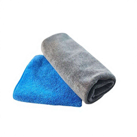 Soft Warp Knitted Towel with Stitched Edges 350gsm Superfine Fiber Multifunctional Work Towel 40*40cm