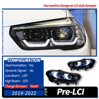Phares LED laser bleus style cuillère ODM OEM x5 g05 pour BMW Série 3 F30 F35 – Vente transfrontalière automobile