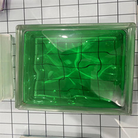 Bloc de verre coloré de haute qualité briques de verre cristal blocs de verre creux 190*190*80mm pour la décoration de bâtiment