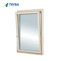 Rideau persienne de vente chaude de fenêtre de tour d'inclinaison d'UPVC à double vitrage de style européen pour l'application extérieure de maison