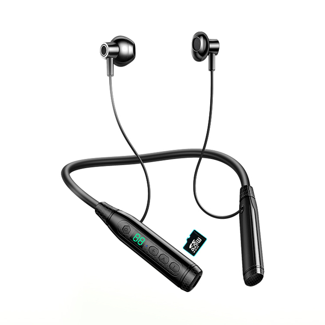 HD Sound Quality Dpn-01Bt5.2 Neckband Wireless Bluetooth Sport Headset for Travel Copper Ring Horn Earbud Headphones