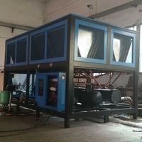 Nouveau compresseur de refroidisseur industriel à vis, refroidi par air, 120 CV, pour le contrôle de la température de fermentation