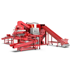 Waste Aluminum Cable Separator and Copper Shredder Recycling Machinery Scrap Copper Wire Granulator Machine