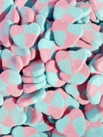 Op maat gemaakte groothandel Zweedse snoepjes, blauwe bessen-druivensmaak, halal snoep, gelatinevrij, rechtstreeks van de fabriek