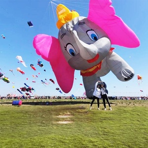<span class=keywords><strong>Cerf</strong></span>-<span class=keywords><strong>volant</strong></span> géant en forme d'éléphant gonflable, <span class=keywords><strong>cerf</strong></span>-<span class=keywords><strong>volant</strong></span> 3D Dumbo, grands cerfs-volants pour les amateurs de plein air, provenant de l'usine WeiFang en Chine - Product Image 1