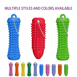 Ciondolo Sensoriale in Silicone con Texture Granulare 3D a Forma di Diamante, Giocattolo Antistress da Dito - Product Image 5