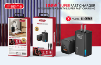 Cargador Rápido Popular de 100W para Teléfono, Adaptador Tipo-C, Cargadores para Celulares Samsung, iPhone, OnePlus y Otros Dispositivos