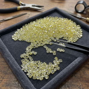 Diamant Jaune Fantaisie Naturel, Pierre Libre, Tailles Rond, Ovale, Coussin, Poire, Émeraude pour Bijoux - Product Image 5