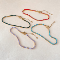 Pulsera eManco de acero inoxidable chapada en oro con piedra de nacimiento en 12 colores, cadena de muñeca impermeable, joyería brillante para mujer, ideal para fiestas.