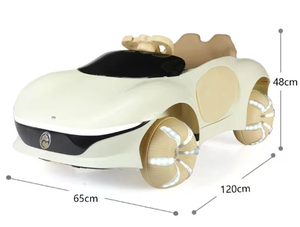 Coche eléctrico nuevo para niños con batería de larga duración, coche de juguete con control remoto de cuatro ruedas para niños y niñas, coche de juguete para bebés - Product Image 2