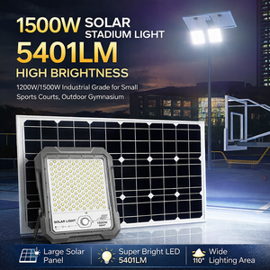 6500K 300W Battery LED IP65 Solar Flood <b>Light</b> With <b>Projector</b> for Garden Landscape & Road Use MJ-BW300 IP65 Water Resistance Prot - Product Image 5