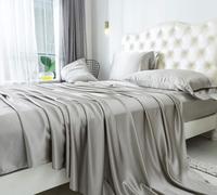 Luxueux sans couture en soie de mûrier chinois literie ensemble linge de lit
