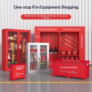 Vitrine miniature de casier d'incendie, ensemble complet d'équipement de lutte contre l'incendie, armoire d'urgence, boîte à incendie - Product Image 1