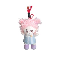 Gantungan Kunci Boneka Afro OEM, Figur Boneka Plush Super Lembut, Aksesoris Tas, Gantungan Kunci Boneka, Mainan Hewan Boneka, Hadiah untuk Unisex