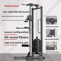 Appareil de fitness multifonctionnel à bras unique pour entraînement cardio intégré et croisement de câbles, usage domestique
