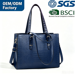 Bolso de Mano de Cuero de Lujo para Mujer, Uso Diario, Bolso Tote de PU de Gran Capacidad, Bolso de Hombro Personalizado para Dama - Product Image 1