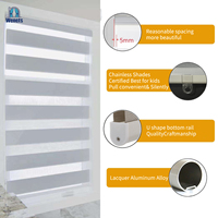Persianas Zebra para ventanas, persianas enrollables para el hogar, persianas Zebra motorizadas inteligentes con Control remoto